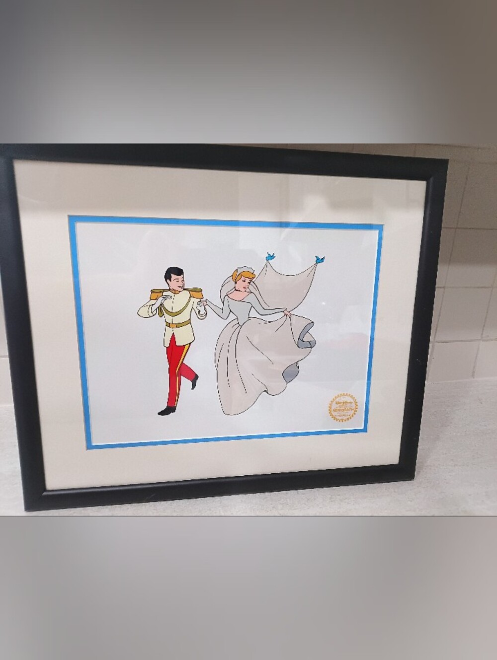Disney Limited Edition Serigraph Cell Cinderella - w/Certificate Of Authenticity